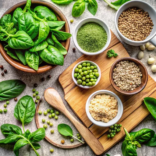 Fesleğenli Ispanaklı Kinoa Pilavı